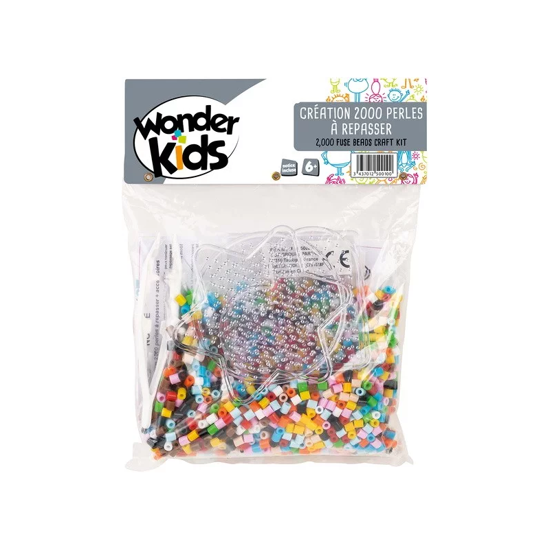 Perles à repasser 2000 + accessoires  Ikaipaka jeux & jouets