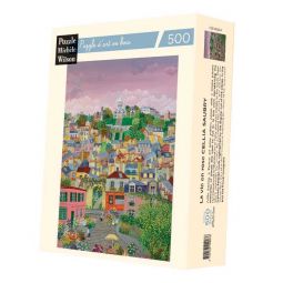 Puzzle Michèle Wilson 500p La vie en rose C.Saubry Puzzles