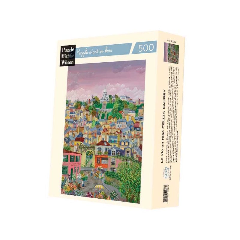 Puzzle Michèle Wilson 500p La vie en rose C.Saubry Puzzles