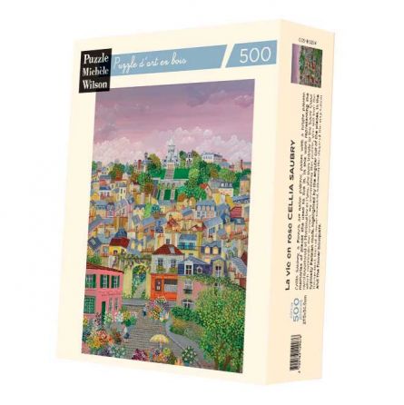 Puzzle Michèle Wilson 500p La vie en rose C.Saubry Puzzles