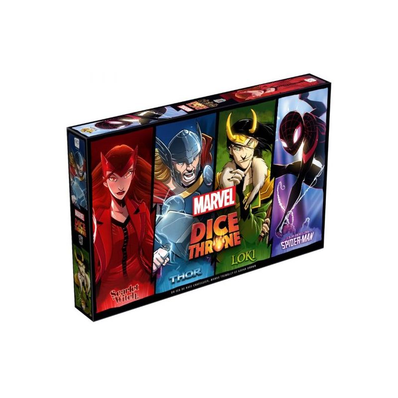 Dice Throne Marvel - Thor, Loki, Spiderman, Scarlet Witch 
