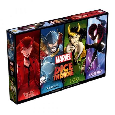 Dice Throne Marvel - Thor, Loki, Spiderman, Scarlet Witch 
