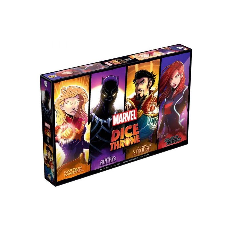Dice Throne Marvel - Black Panther, Captain Marvel, Black