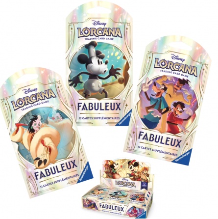 Disney Lorcana Set 9 Fabuleux Booster Ravensburger Ikaipaka