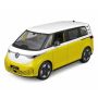 Volkswagen Van Electric Jaune et blanc miniature 1/24  Ikaipaka