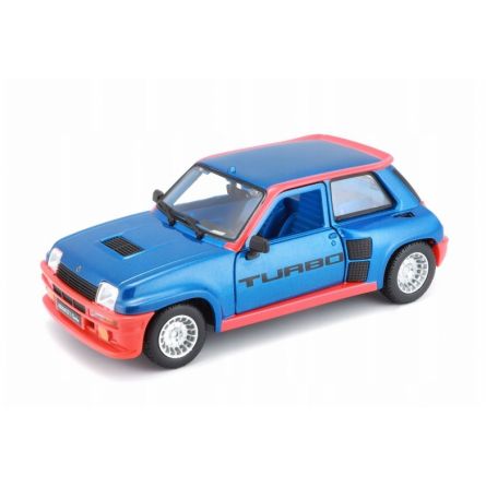 Voiture miniature Renault R5 Turbo jaune 1/24  Ikaipaka jeux &