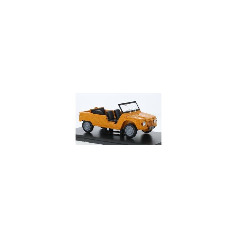 Mehari Citroen Orange miniature 1/24  Ikaipaka jeux & jouets
