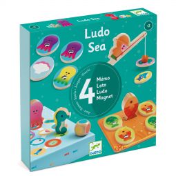 Ludo Sea 4 jeux Djeco Ikaipaka jeux & jouets Royan