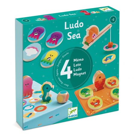 Ludo Sea 4 jeux Djeco Ikaipaka jeux & jouets Royan
