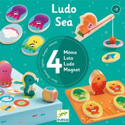 Ludo Sea 4 jeux Djeco Ikaipaka jeux & jouets Royan