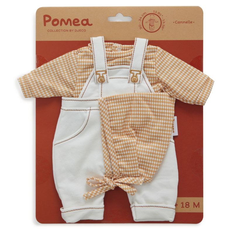Vêtement Pomea Tenue Salopette Cannelle Djeco Ikaipaka jeux &