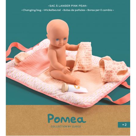 Sac à langer Pink Peak Pomea Djeco Ikaipaka jeux & jouets Royan