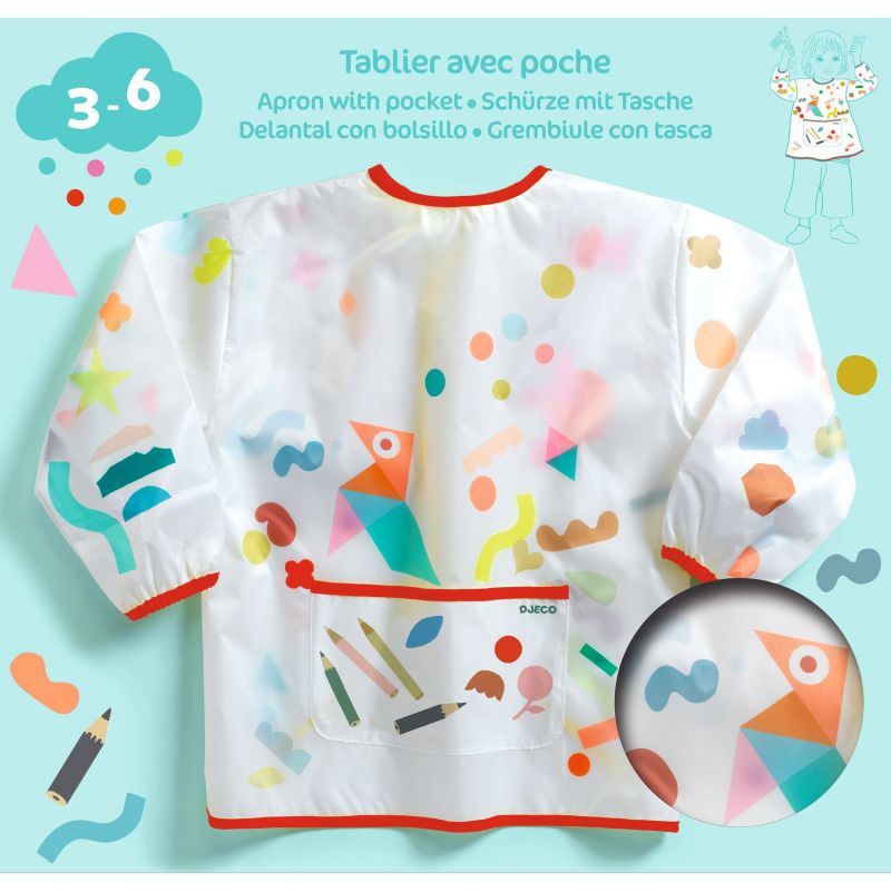Tablier avec poche Djeco Djeco Ikaipaka jeux & jouets Royan