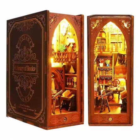 Book Nook Diy Salle de lecture (18,2 x 10 x 24,5 cm)  Ikaipaka