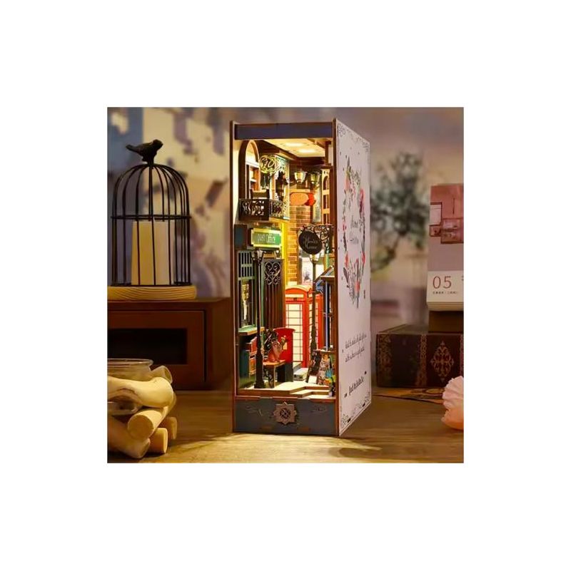 Book Nook Diy Ruelle (18,2 x 8,5 x 24,5 cm)  Ikaipaka jeux &