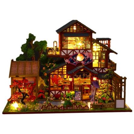 Book Nook miniature DIY - Maison traditionnelle Japonaise (34 x