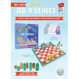 Mon 1er jeu d'Echecs Puzzles Michèle Wilson Ikaipaka jeux &