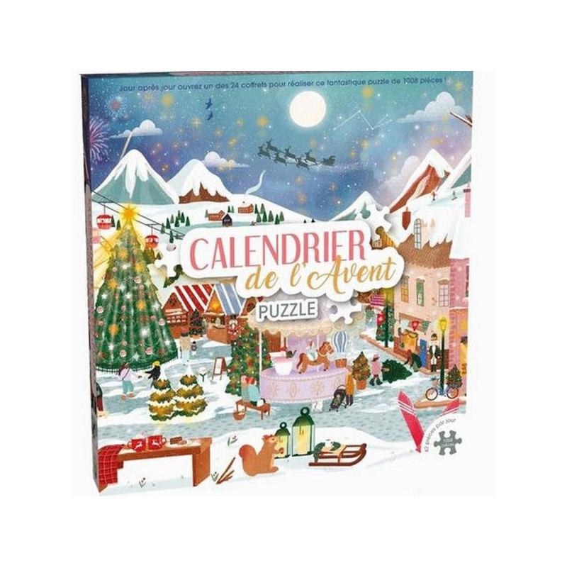 Calendrier de l'Avent Village de Noël  Ikaipaka jeux & jouets