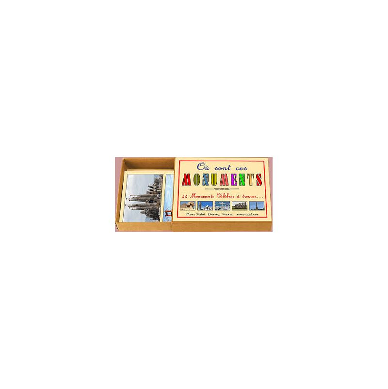 Ou sont ces Monuments Marc Vidal marc vidal Ikaipaka jeux &