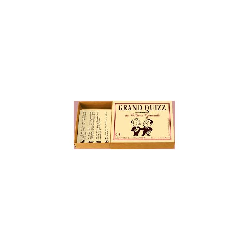 Grand Quizz de Culture Generale marc vidal Ikaipaka jeux &