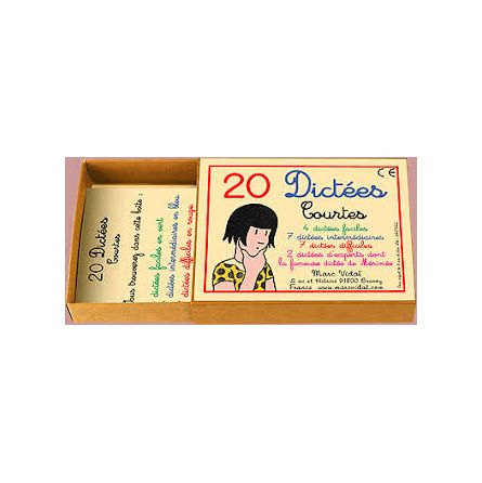 20 dictées courtes Marc Vidal marc vidal Ikaipaka jeux & jouets