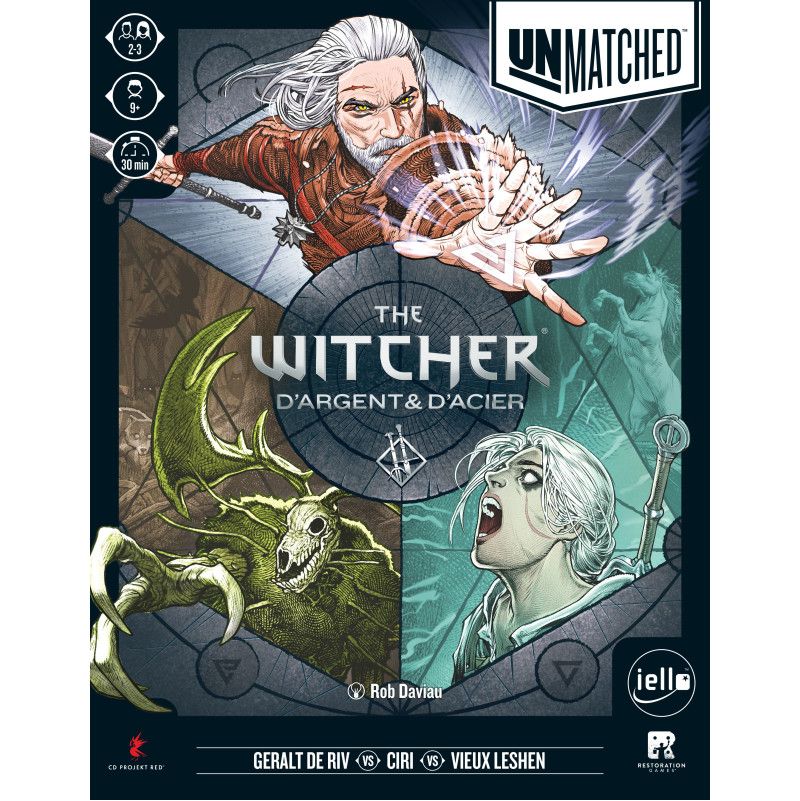 Unmatched - The Witcher: D'Argent et d'Acier  Ikaipaka jeux &