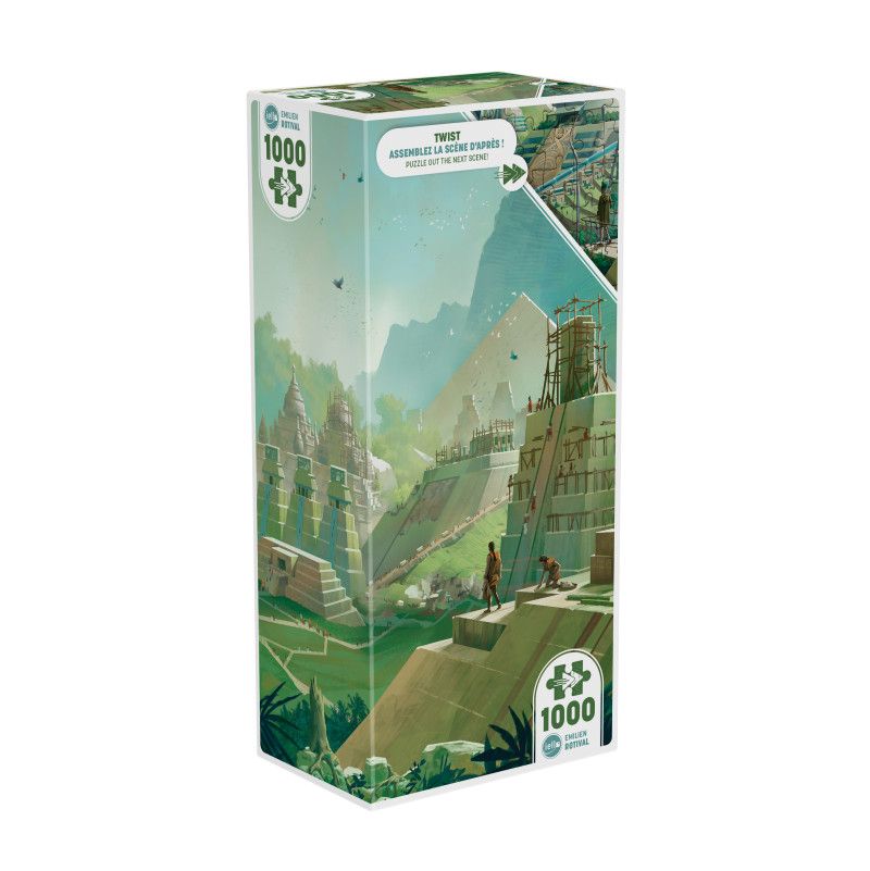 Puzzle 1000p Twist: Ancient Pyramids  Ikaipaka jeux & jouets