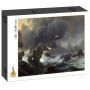 Puzzle 2000p Ships in Distress off a Rocky Coast 1967 Grafika
