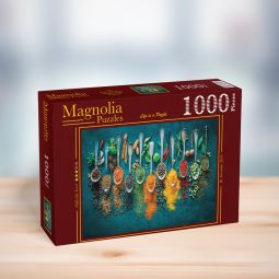 Puzzle 1000p Herbes et épices Magnolia Ikaipaka jeux & jouets