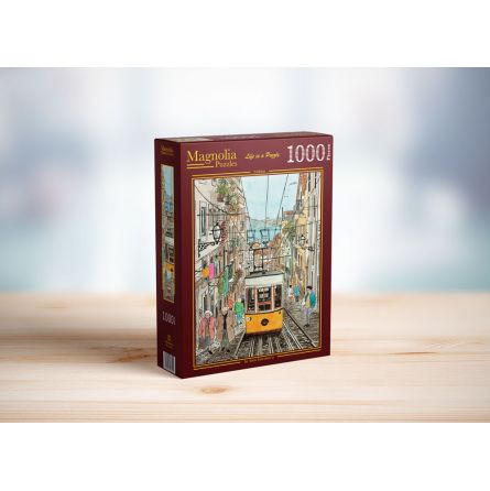 Puzzle 1000p Lisbonne Magnolia Ikaipaka jeux & jouets Royan