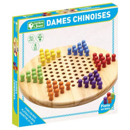 Dames Chinoises Bois (Halma)  Ikaipaka jeux & jouets Royan