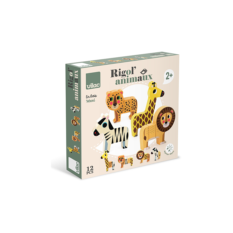 Rigol'animo Savane I.P. Arrhenius Vilac VILAC Ikaipaka jeux &