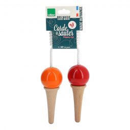 Corde à sauter Glace bi-gout Rouge Vilac VILAC Ikaipaka jeux &
