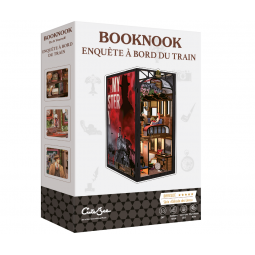 Book Nook Enquête à bord du train Blackrock Games Ikaipaka jeux