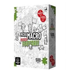 Puzzle 500p Micro Macro - Puzzle Football  Ikaipaka jeux &