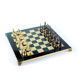 Jeu d'Echecs "Mythologie Grec" vert 36 cm Manopoulos Manopoulos