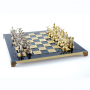 Jeu d'Echecs "Lanceur de disque" bleu 36 cm Manopoulos