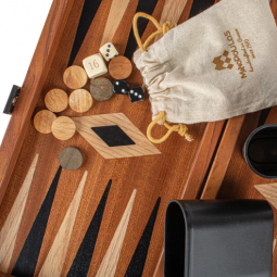 Backgammon Acajou Manopoulos Manopoulos Ikaipaka jeux & jouets