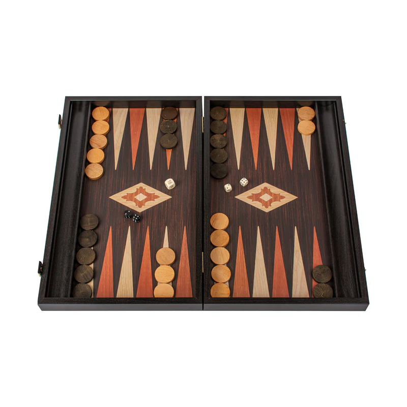 Backgammon Wengé Manopoulos Manopoulos Ikaipaka jeux & jouets