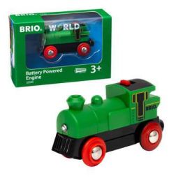 Train Brio Locomotive Verte à piles BRIO Ikaipaka jeux & jouets