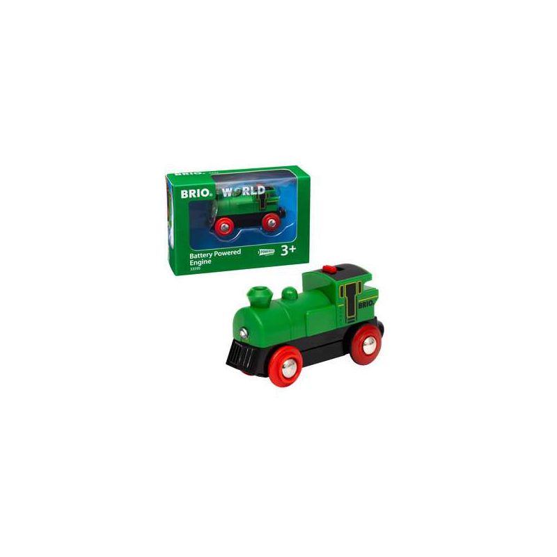 Train Brio Locomotive Verte à piles BRIO Ikaipaka jeux & jouets