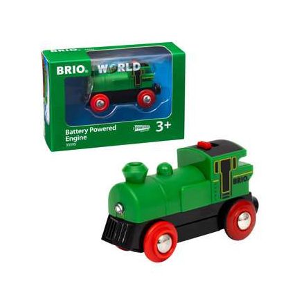 Train Brio Locomotive Verte à piles BRIO Ikaipaka jeux & jouets