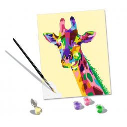 Peinture aux numéros Girafe 24x30cm Ravensburger Ikaipaka jeux