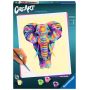 Peinture aux numéros Eléphant Ravensburger Ikaipaka jeux &