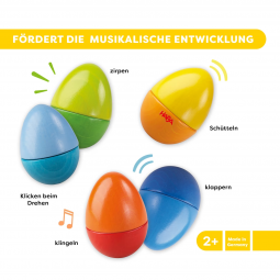 Œufs Musicaux Haba Ikaipaka jeux & jouets Royan