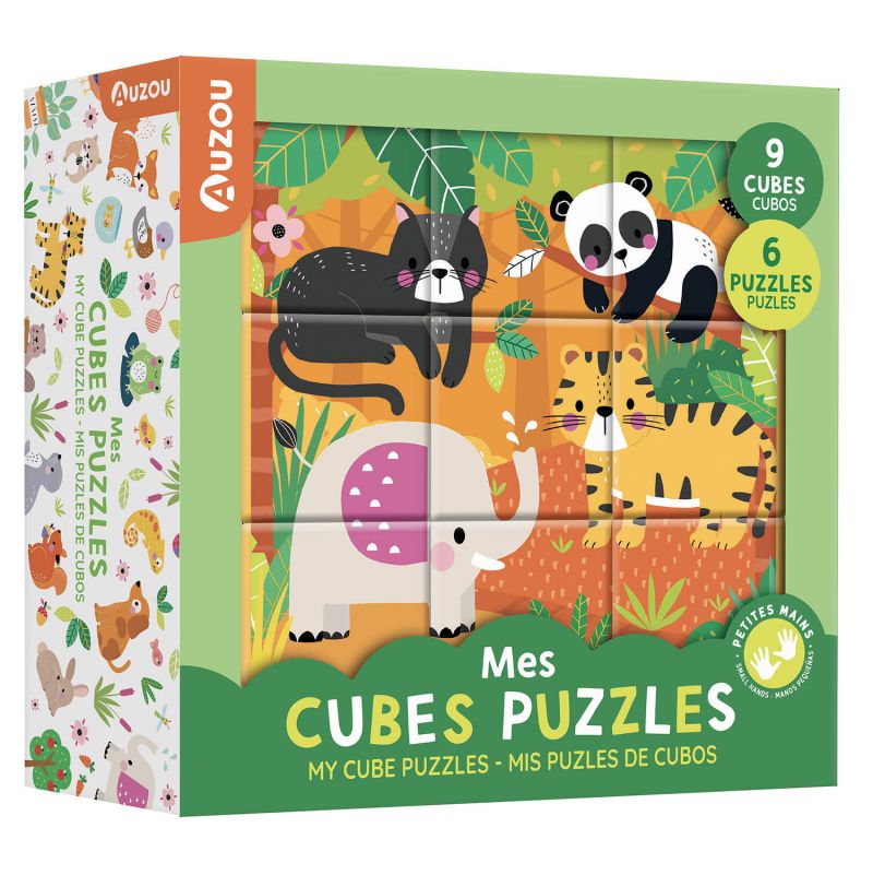 Cubes puzzles Animaux Mignons AUZOU Ikaipaka jeux & jouets Royan