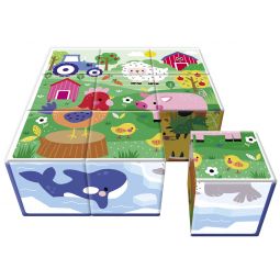 Cubes puzzles Animaux Mignons AUZOU Ikaipaka jeux & jouets Royan