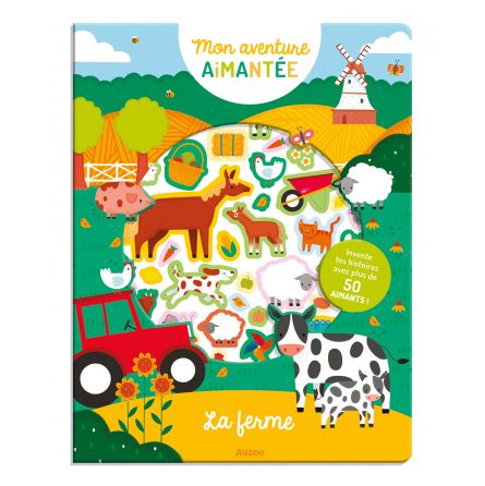 Mon aventure Aimantée La Ferme AUZOU Ikaipaka jeux & jouets