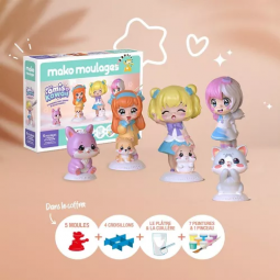 Mako Moulage Mes amis Kawaï MAKO Créations Ikaipaka jeux &