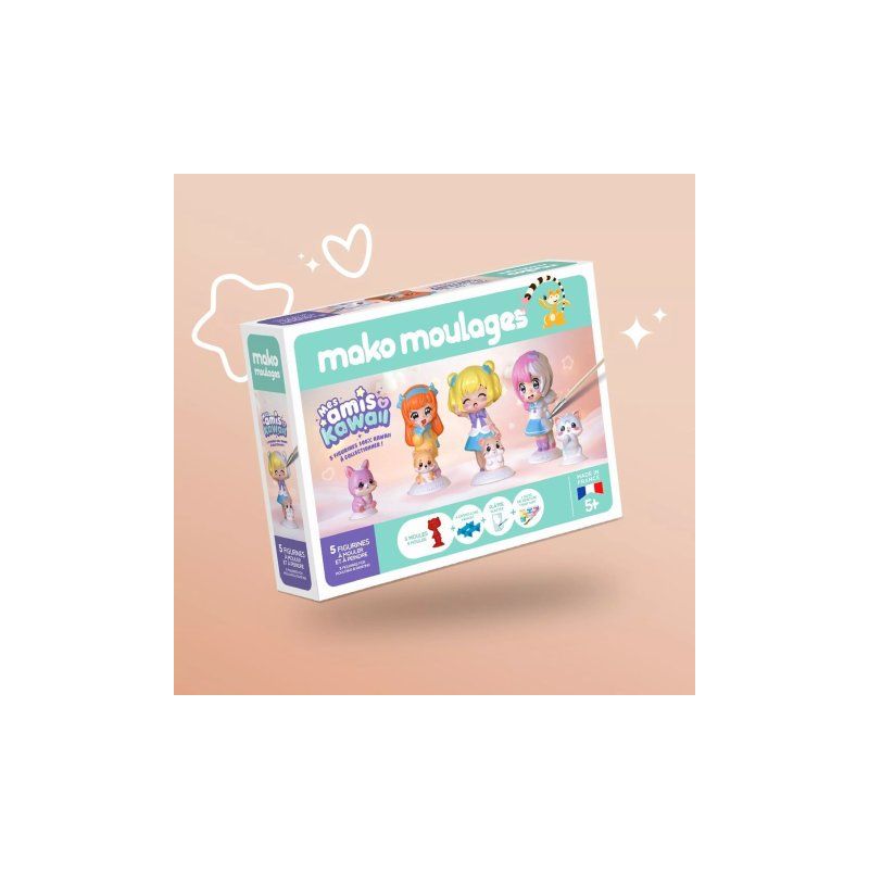 Mako Moulage Mes amis Kawaï MAKO Créations Ikaipaka jeux &